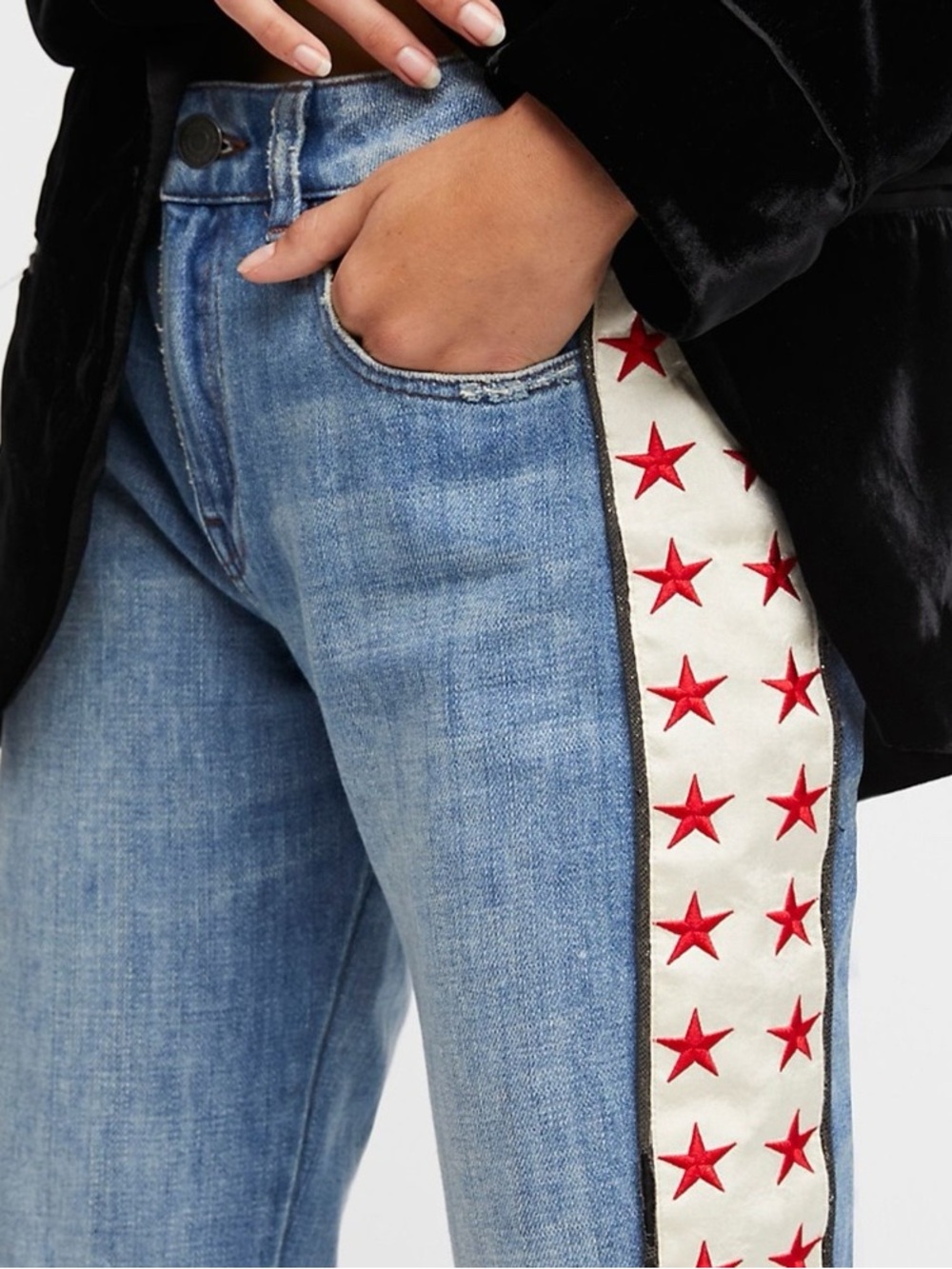 Scotch & Soda FREE PEOPLE Star Jeans Mid Wash Maison Scotch Straight Leg 26x32